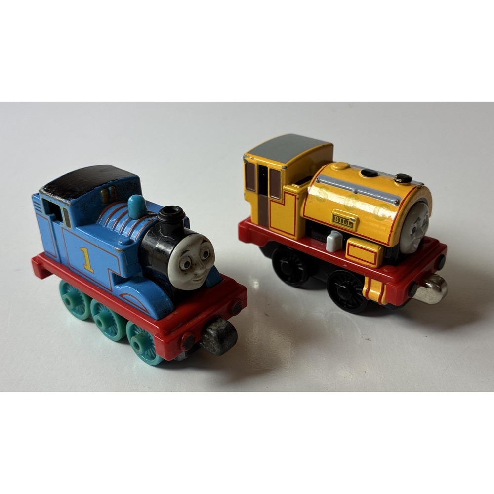 Set of 2 Thomas & Friends Diecast 2003 Bill Yellow Tank Engine 2012 Thomas (21J)